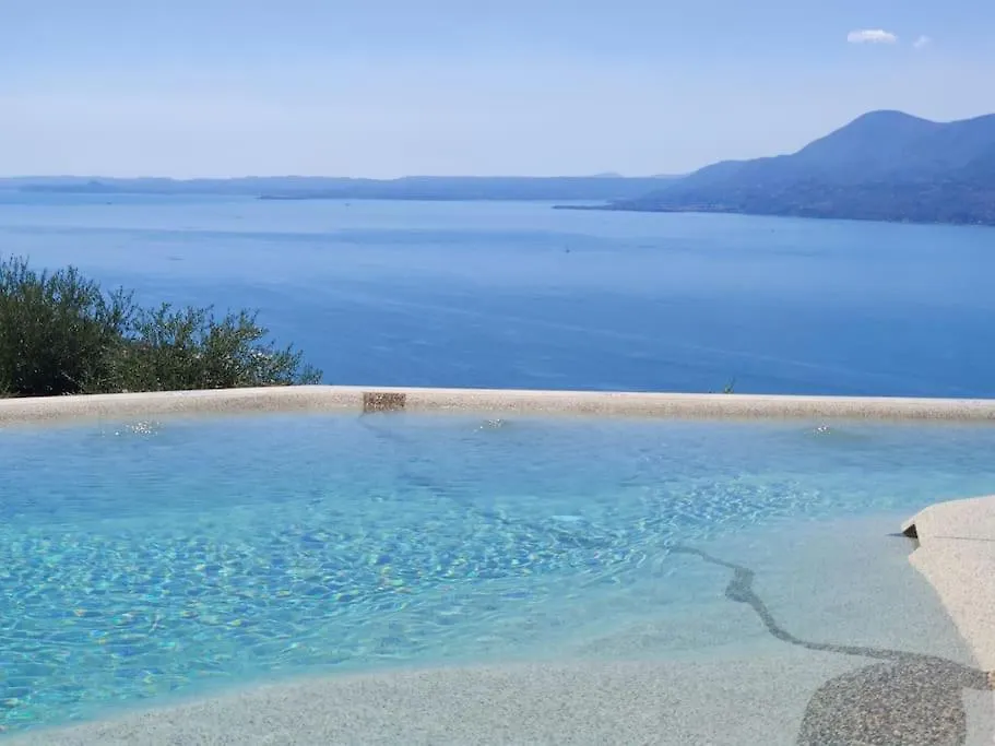 Villa Divina-Apt Armonia-Con Piscina E Vista Lago Castelletto Di Brenzone Italy