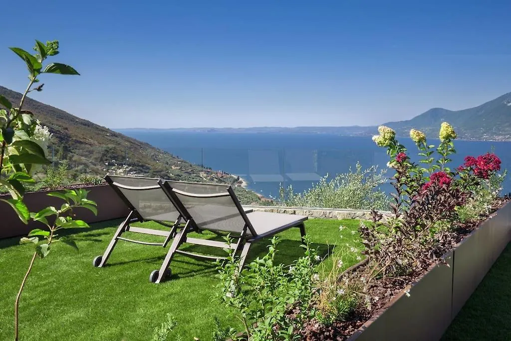 Villa Divina-Apt Armonia-Con Piscina E Vista Lago Castelletto Di Brenzone Apartment