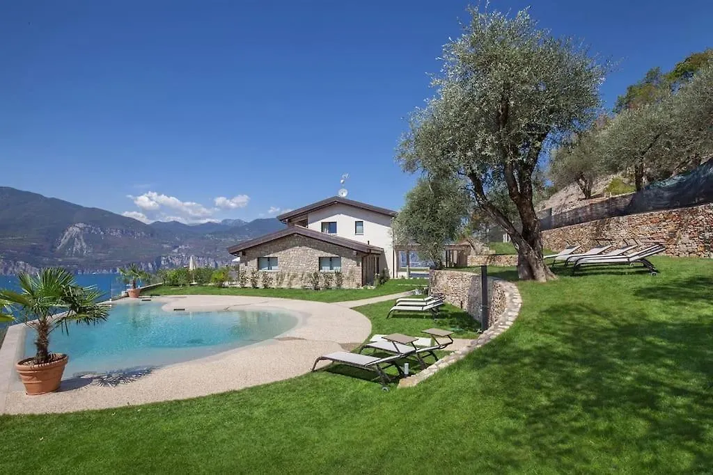 Villa Divina-Apt Armonia-Con Piscina E Vista Lago Castelletto Di Brenzone
